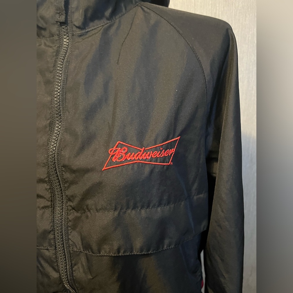 Reebok Budweiser Black Zip-Up Hoodie size M - Picture 12 of 16